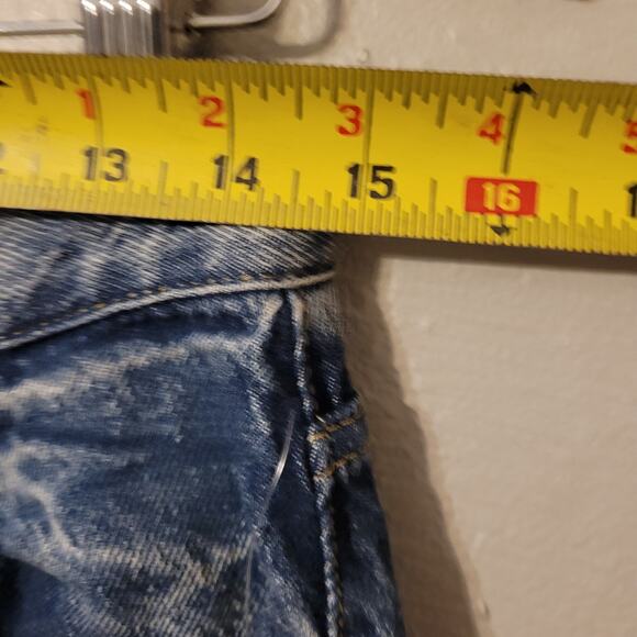 Pacsun High Waist Slim Straight Dad Jeans Womens 29 Button Fly Medium Wash - Picture 7 of 11